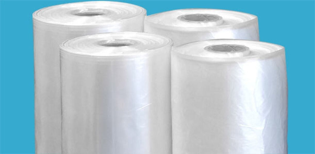 1 ROLL Roll Produce Bags Gusset Bag Freezer Clear Heavy Duty Plastic Food Grade Meats