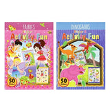 Book Kids Colouring Activity w Stickers 32pg