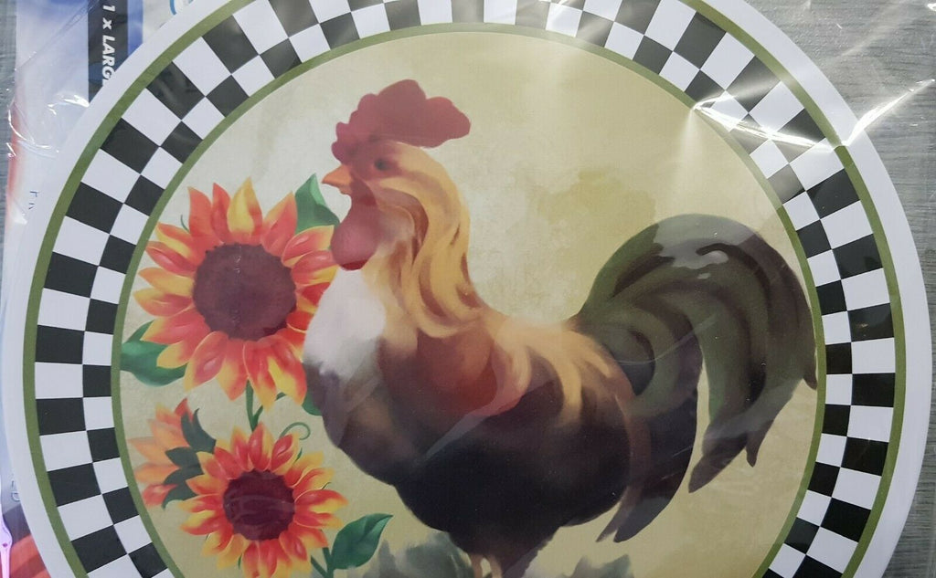 (Brown Kitchen Utensils) 4 x Metal Stove Top Covers Kitchen Cooktop Burner Colors Round Hob Cover