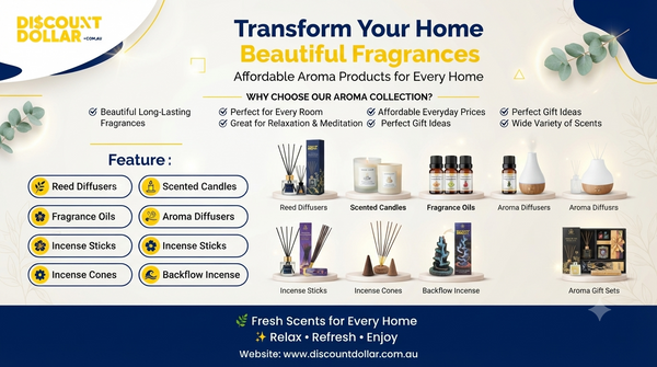 Transform Your Home with Beautiful Fragrances: Discover the Aroma Collection at Discount Dollar