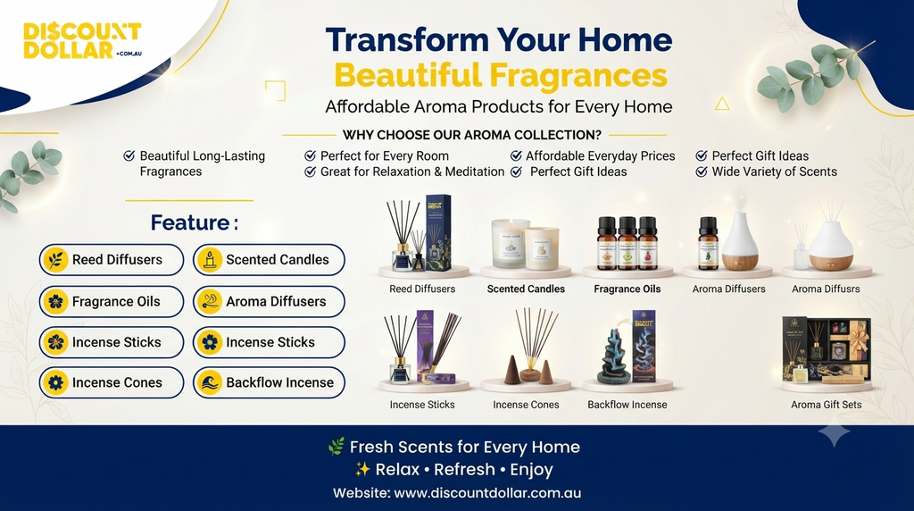 Transform Your Home with Beautiful Fragrances: Discover the Aroma Collection at Discount Dollar