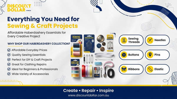 Everything You Need for Sewing & Craft Projects: Explore the Haberdashery Collection at Discount Dollar