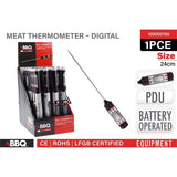 1pce Meat Thermometer Digital S/S 24cm