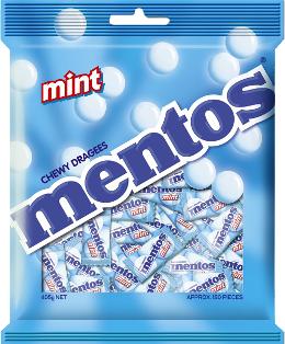 Mentos Bag Mint Candy 405g