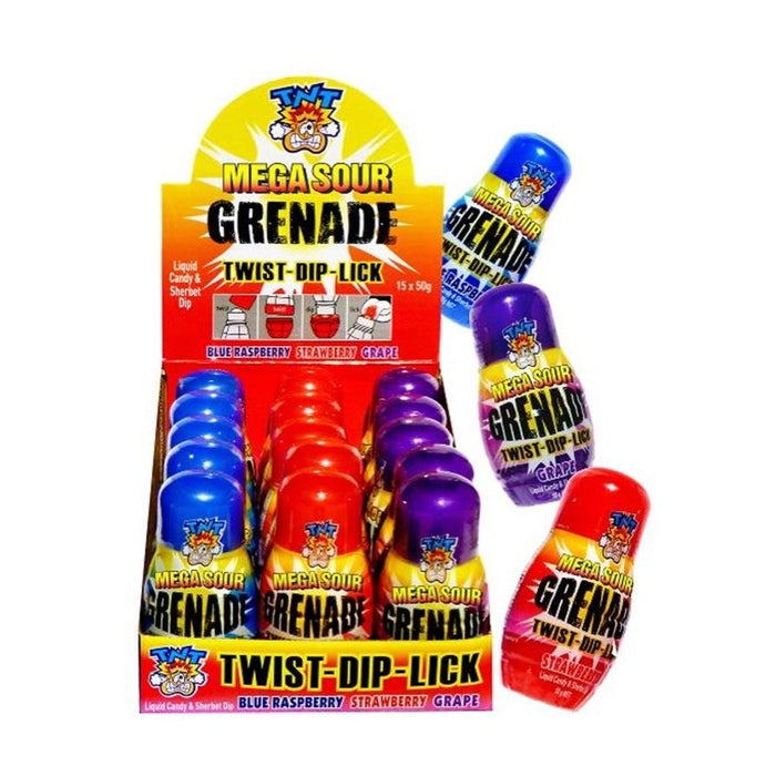 1pc TNT Mega Sour Grenade 50g