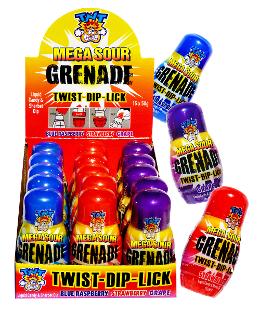 1pc TNT Mega Sour Grenade 50g