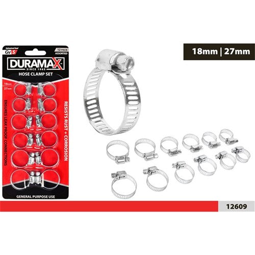 12pce Hose Clamp Set