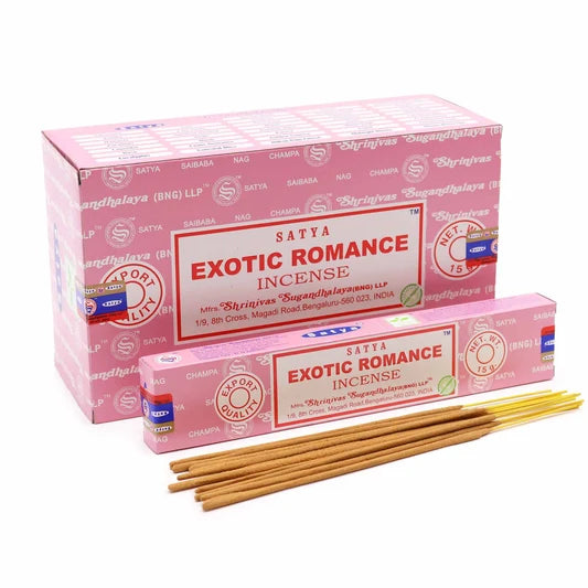 1 pack Satya Perfumed Incense Sticks - Exotic Romance
