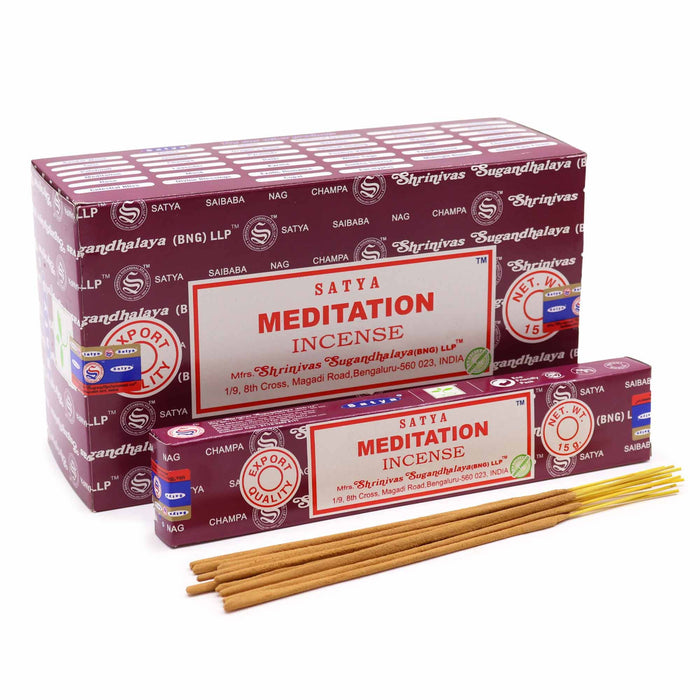 1 pack Satya Perfumed Incense Sticks - Meditation