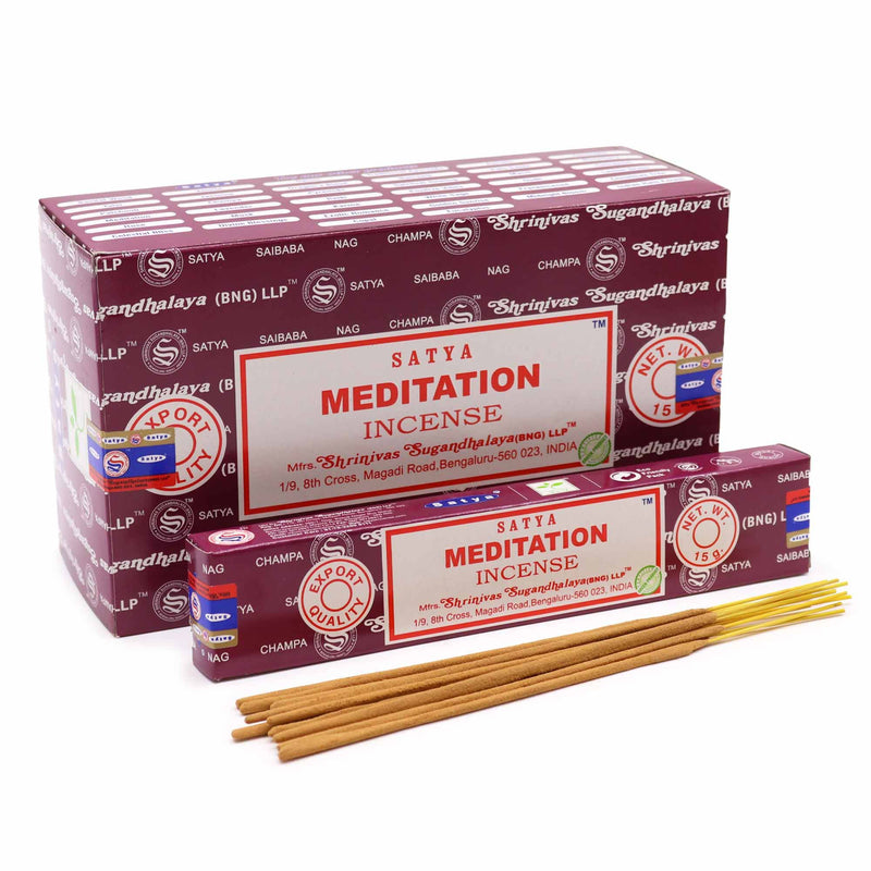 1 pack Satya Perfumed Incense Sticks - Meditation