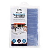 Clear PVC Tablecloth Protector 130x175cm (Seats 4–6)