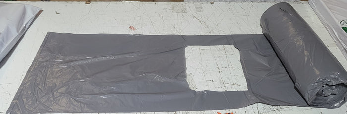 1000 Pcs Large GREY Garbage Plastic bags Shopping Bag Singlet Supermarket Syd