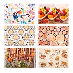 1pc PVC Placemat 430x285mm Assorted Designs
