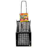 Rat Trap Cage Metal 11cm x 11cm x 24cm Black