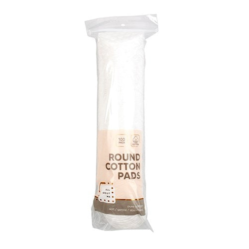 Cotton Pads Round Pk100