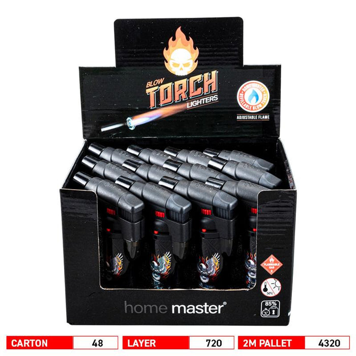 Lighter Gas Blow Torch Refillable - Assorted Muscle Car Designs
