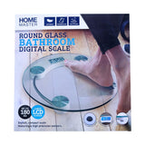 Bathroom Scale Round Glass