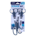 Scissor Set 3pc, 2 Assorted Sizes