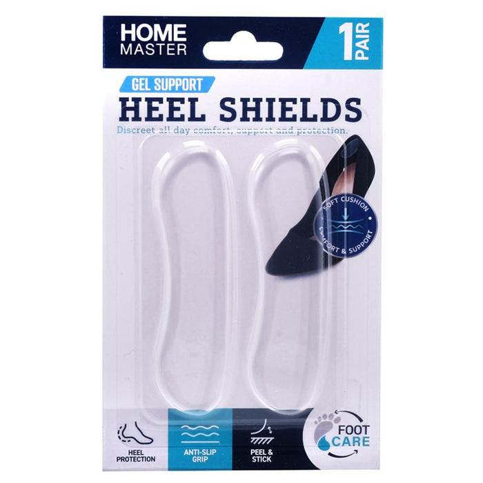Foot Care Heel Shields Slim Invisible Gel 1pair