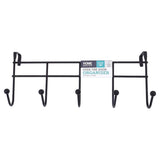 Hanger Over The 5 Hooks Black Powder Coated 37.5cm x 16cm
