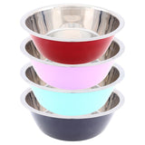 1pc Dog Bowl Stainless Steel Colored 2500ml 25cm