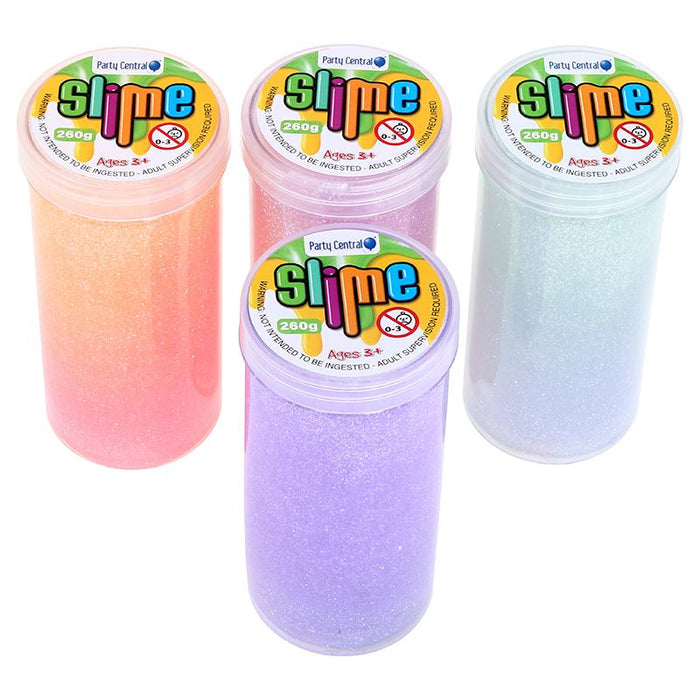 1pc Slime Glitter Tube - 4 Assorted Colour Packs - 260g