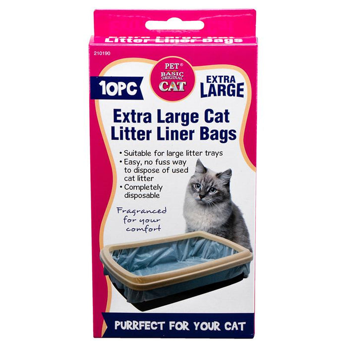 Cat Litter Liner Bags 10pc Extra Large