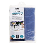1pc Tablecloth Protector Clear PVC Rectangular 130cm x 225cm (Seats 6-8)