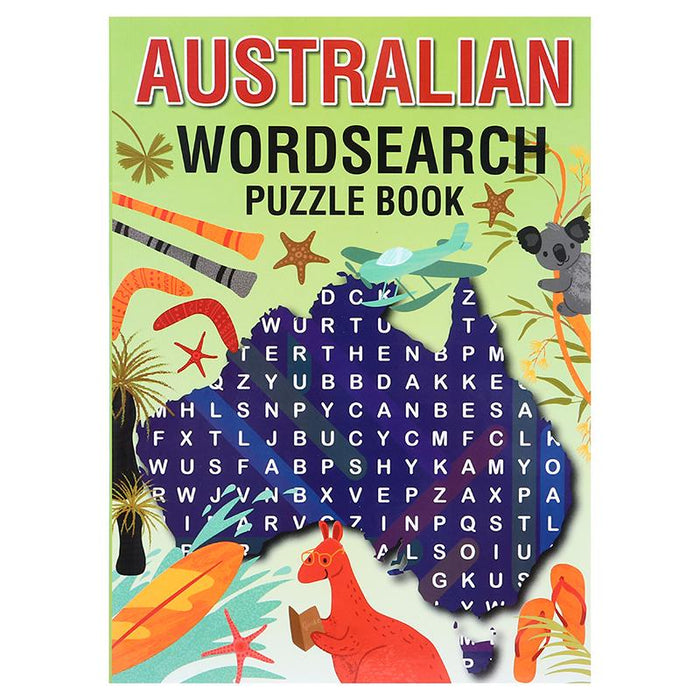 Book Wordsearch Puzzle Australian Theme 270mm x 195mm 48 Page