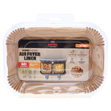 1pack Rectangle Air Fryer Liners 60pcs 22x14x4.5cm