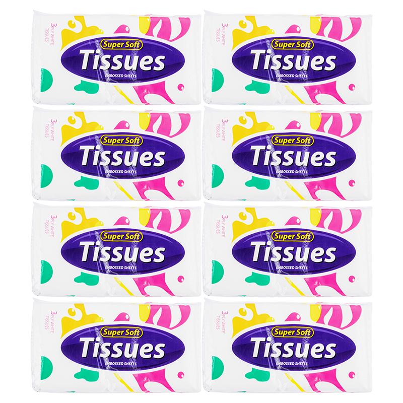 1 Pack Pocket Tissue 3ply 8pk (10 Tissue Per pack)