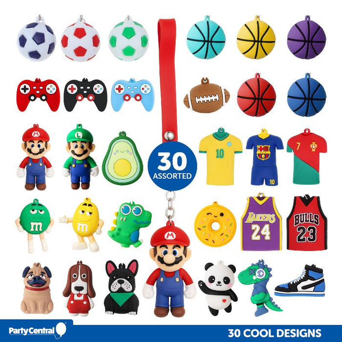 1pc Keychain Boys Novelty Designs 32 Models