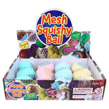 1pc Squishy Squeeze - Stress Ball Mesh - Ø6cm - 4 Assorted Colours