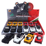 1pc Diecast Pull Back Ute- 4 Assorted Colours, Black, White, Yellow, Red