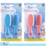 1pc Baby Brush & Comb Set 2pc Pink & Blue
