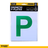 1pack Plate P QLD/TAS/ACT Green Magnetic 2pcs