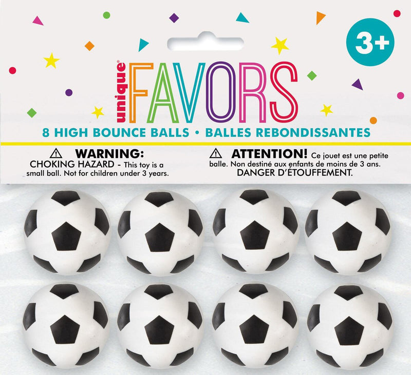 1pack 3D Soccer 8pcs Bounce Balls