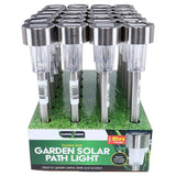 1pc Solar Light Twist 4.5cm x 36.5cm Stainless Steel