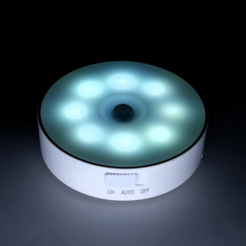 Illuminex Battery Operated Motion Sensor Night Light 85mm x 20mm 0.6W Magnetic (Requires 3 x AAA Batteries - Not Included)