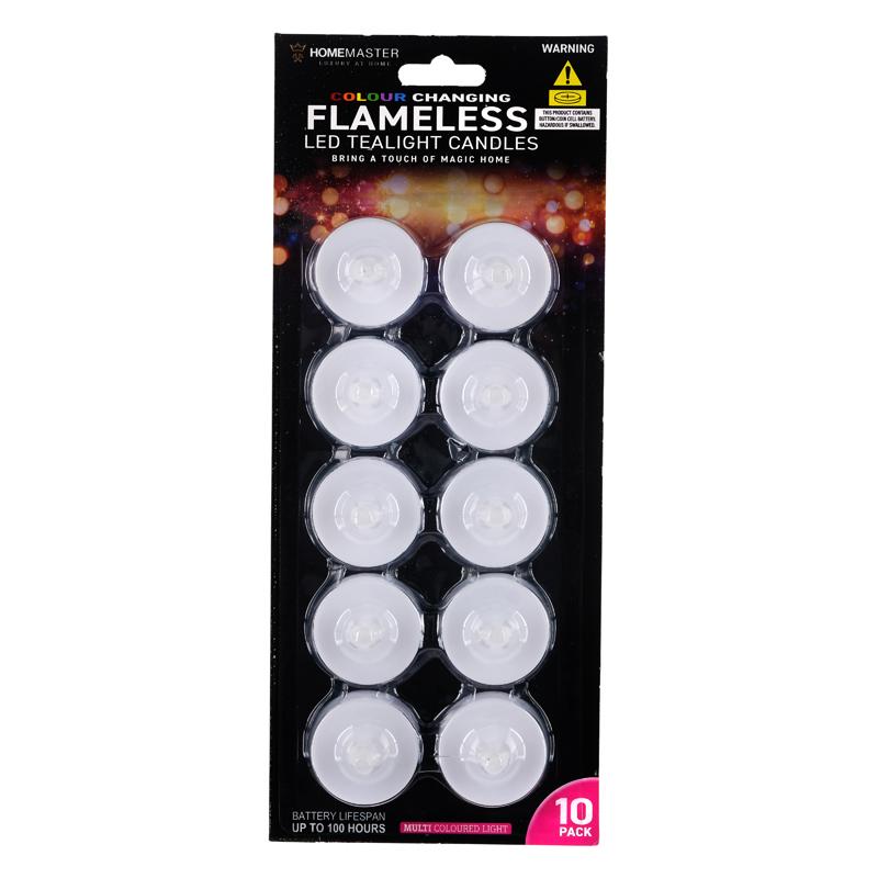 1pack Candles LED Colour Changing Tealight 10pcs