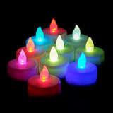 Candles LED Colour Changing Tealight 10pk