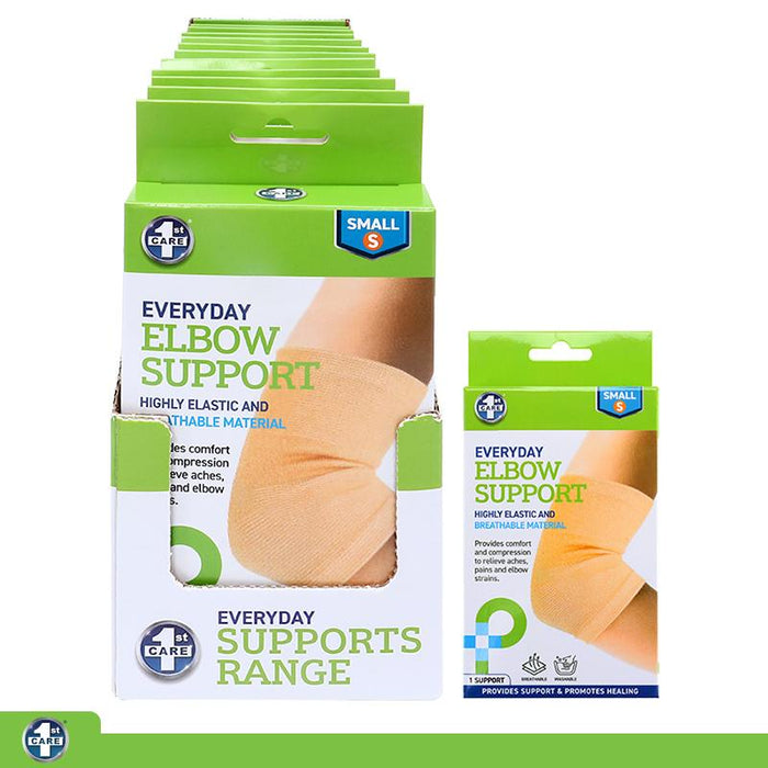 1pack Elastic Elbow Support - Assorted Small, Medium, Large
