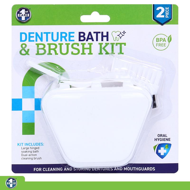 Denture Bath & Brush Kit