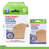 Nipple Concealing Covers with Adhesive - 5 pairs - Ø7cm (Fabric)