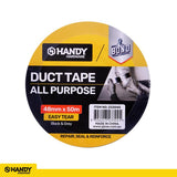 1pce Tape Duct Tape Assorted Colours (Black & Grey) 48mm x 50m