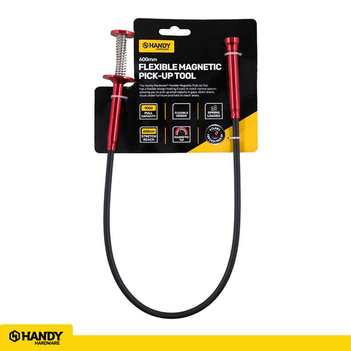 Pick Up Flexible Magnetic & Claw Tool 600mm - Red