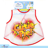 Bib Shirt Reusable 1pk 40cm x 34cm 12mths+ 4 Assorted Designs