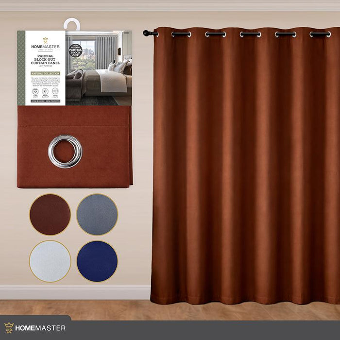 Curtain Partial Block Out 4 Colours Constance Collection 137cm x 213cm