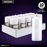 1pc Candle Unscented Pillar 7cm x 20cm