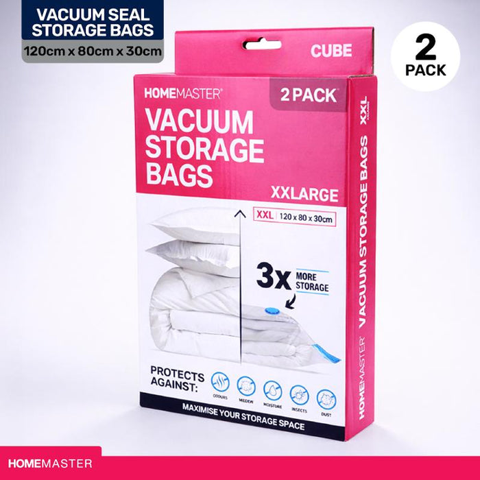 1pack Storage Bags Vacuum Cube 120cm X 80cm X 30cm 2pcs